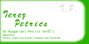 terez petrics business card
